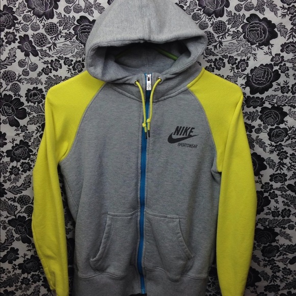 Nike Tops - Vintage Nike Zip Up Hoodie Sweatshirt 90s Womens